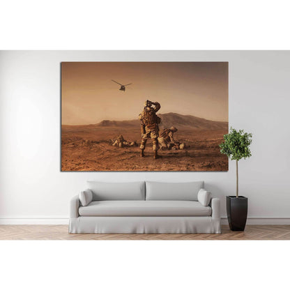 Soldiers №6 Ready to Hang Canvas Print - Zellart Canvas Prints ALL_Products, s-6