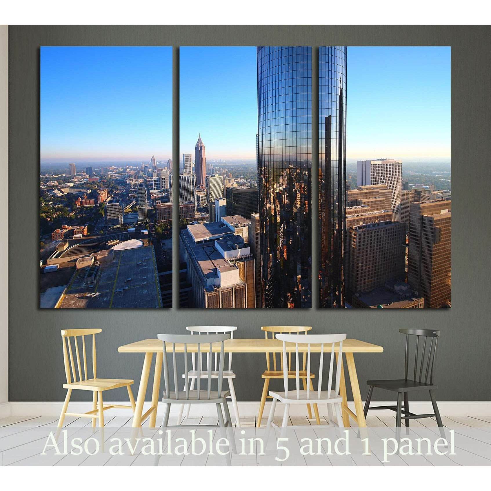 South Atlanta Tower №1653 Ready to Hang Canvas Print - Zellart Canvas Prints ALL_Products, s-1653