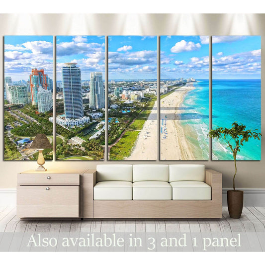 South Beach, Miami Beach, Florida №1233 Ready to Hang Canvas PrintCanvas art arrives ready to hang, with hanging accessories included and no additional framing required. Every canvas print is hand-crafted, made on-demand at our workshop and expertly stret