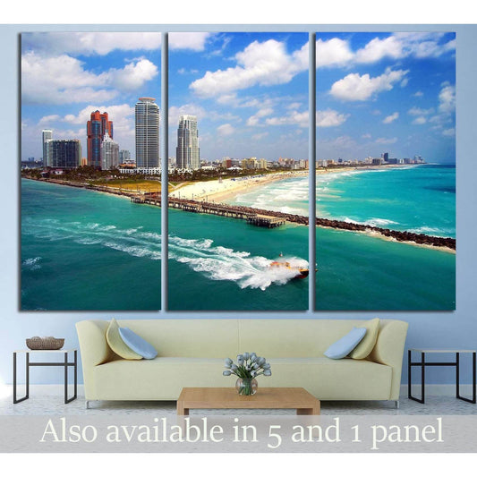 South Miami Beach №1094 Ready to Hang Canvas Print - Zellart Canvas Prints ALL_Products, s-1094