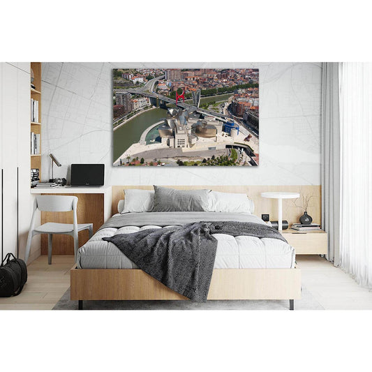Spain City Bilbao №SL312 Ready to Hang Canvas Print - Zellart Canvas Prints 0new, ALL_Products, Cityscapes & Skylines