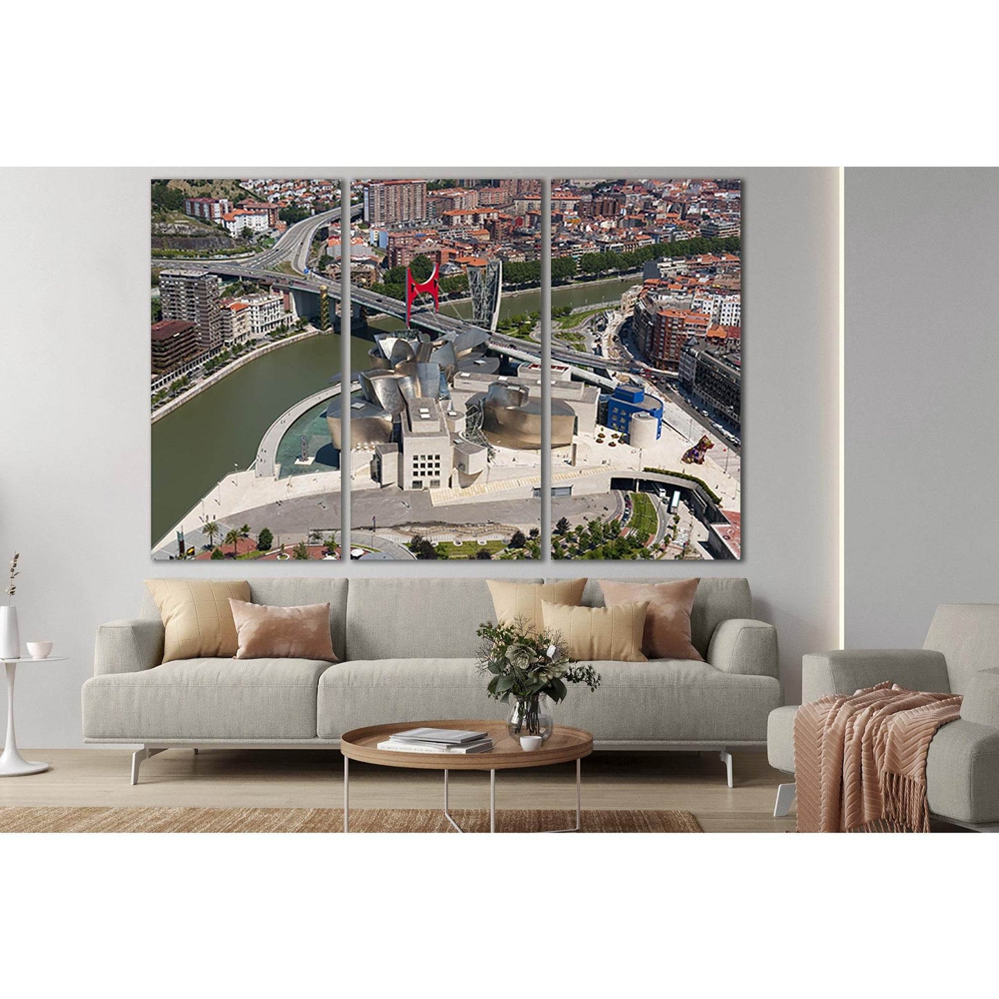 Spain City Bilbao №SL312 Ready to Hang Canvas Print - Zellart Canvas Prints 0new, ALL_Products, Cityscapes & Skylines