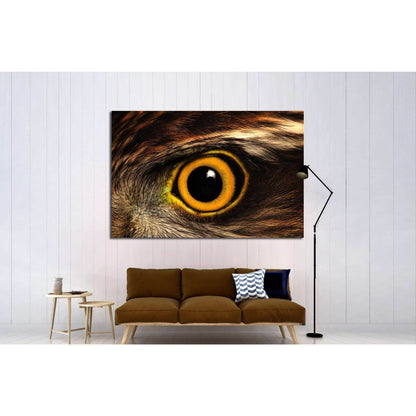 Sparrow-hawk eye №1862 Ready to Hang Canvas Print - Zellart Canvas Prints ALL_Products, s-1862