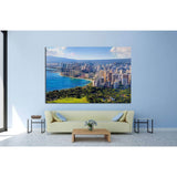 Spectacular view of Honolulu city, Oahu, Hawaii №1702 Ready to Hang Canvas Print