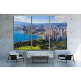 Spectacular view of Honolulu city, Oahu, Hawaii №1702 Ready to Hang Canvas Print