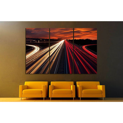 Speed Traffic №1045 Ready to Hang Canvas Print - Zellart Canvas Prints ALL_Products, s-1045