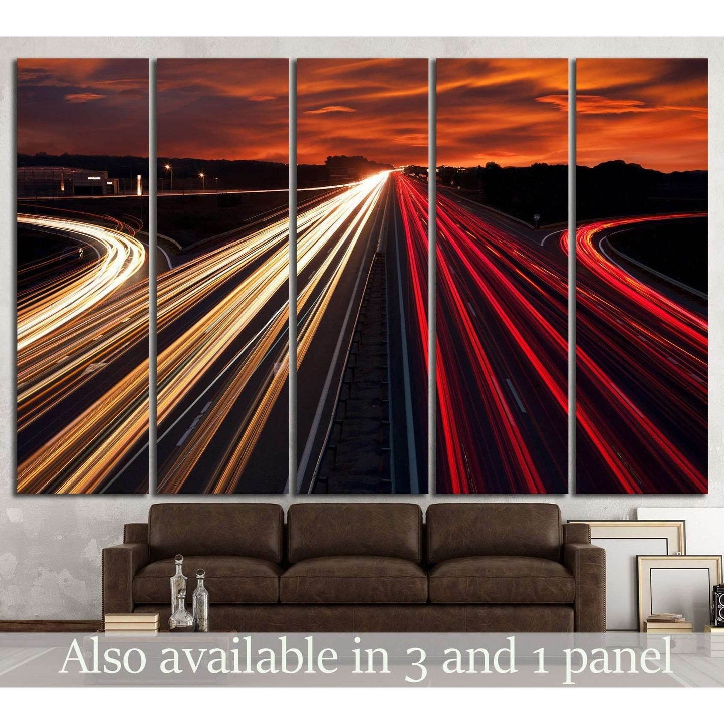Speed Traffic №1045 Ready to Hang Canvas Print - Zellart Canvas Prints ALL_Products, s-1045