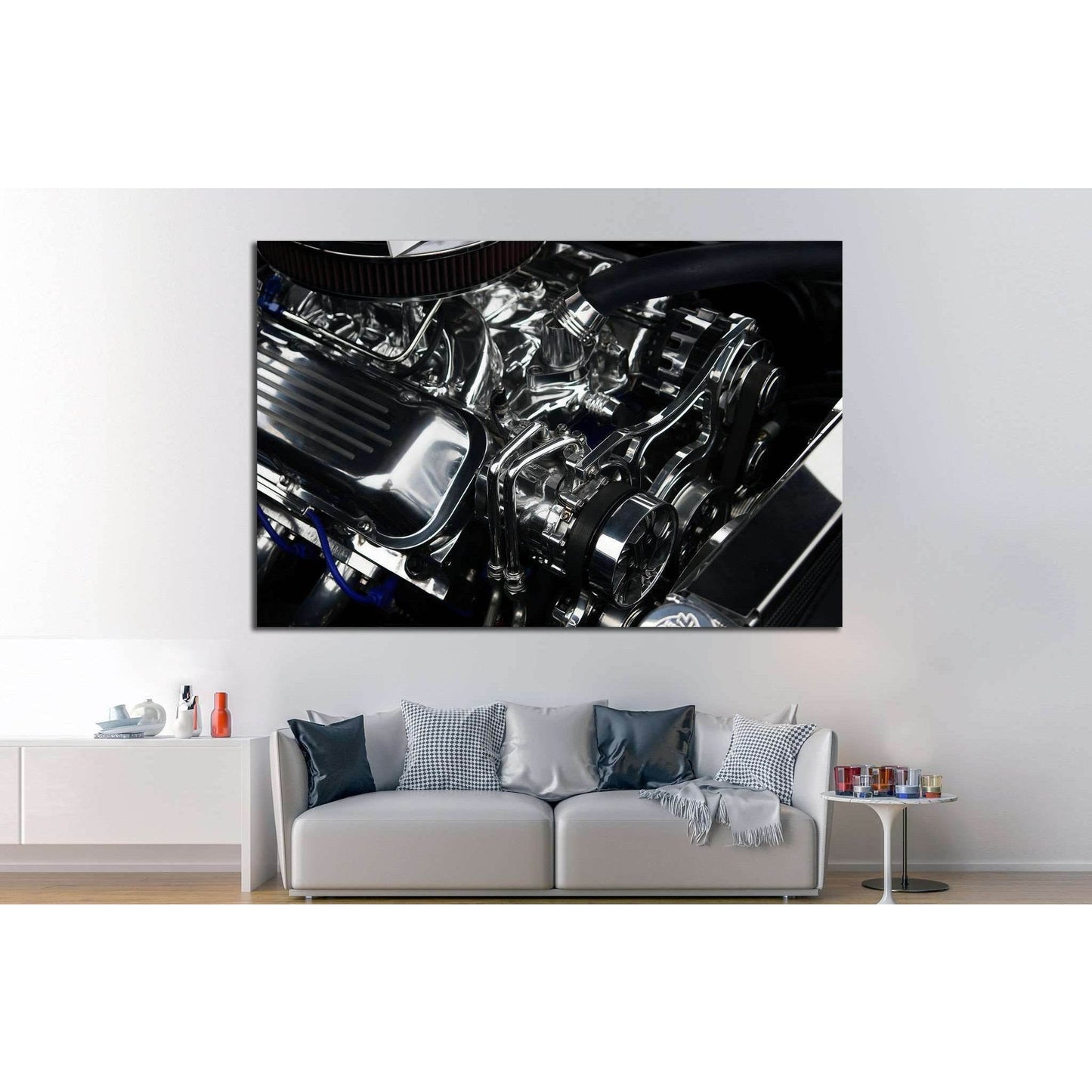 Sport Car Engine №516 Ready to Hang Canvas PrintCanvas art arrives ready to hang, with hanging accessories included and no additional framing required. Every canvas print is hand-crafted, made on-demand at our workshop and expertly stretched around 100% N