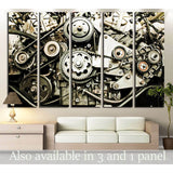 Sport car's engine №140 Ready to Hang Canvas Print