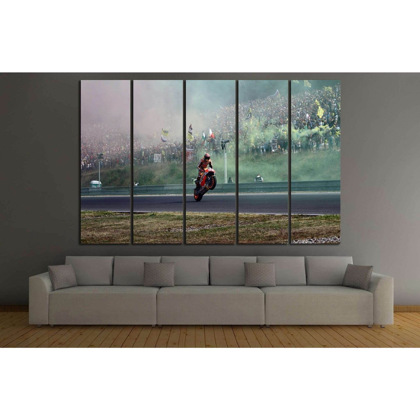 Sportbike Ready to Hang Canvas Print, Sport Bike Wall Art №157 Ready to Hang Canvas Print - Zellart Canvas Prints ALL_Products, wd-157