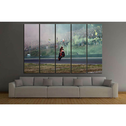 Sportbike Ready to Hang Canvas Print, Sport Bike Wall Art №157 Ready to Hang Canvas Print - Zellart Canvas Prints ALL_Products, wd-157