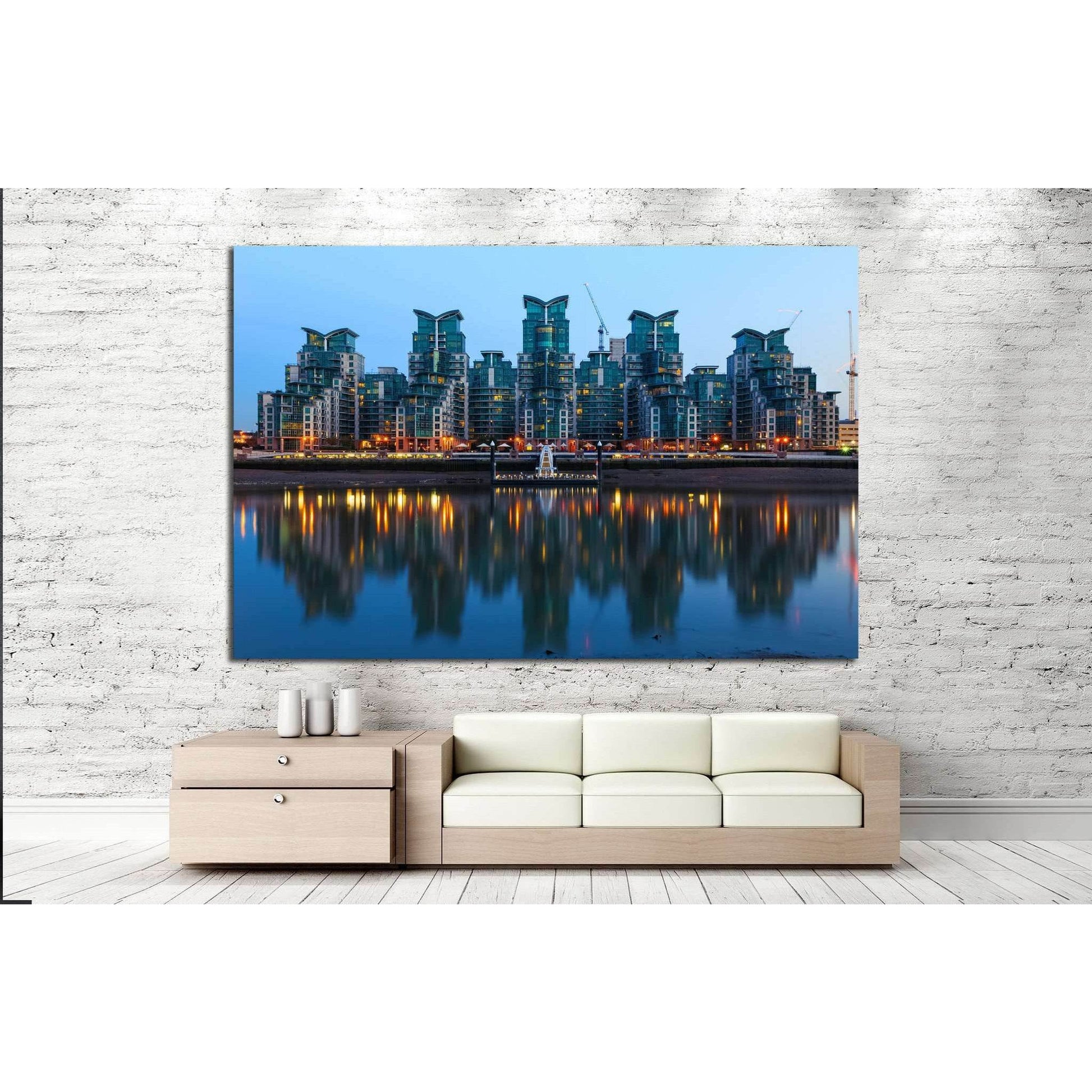 St George Wharf Pie, Vauxhall, London №1741 Ready to Hang Canvas PrintCanvas art arrives ready to hang, with hanging accessories included and no additional framing required. Every canvas print is hand-crafted, made on-demand at our workshop and expertly s