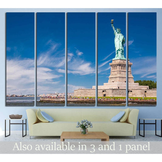 Statue of liberty №1205 Ready to Hang Canvas Print - Zellart Canvas Prints ALL_Products, s-1205