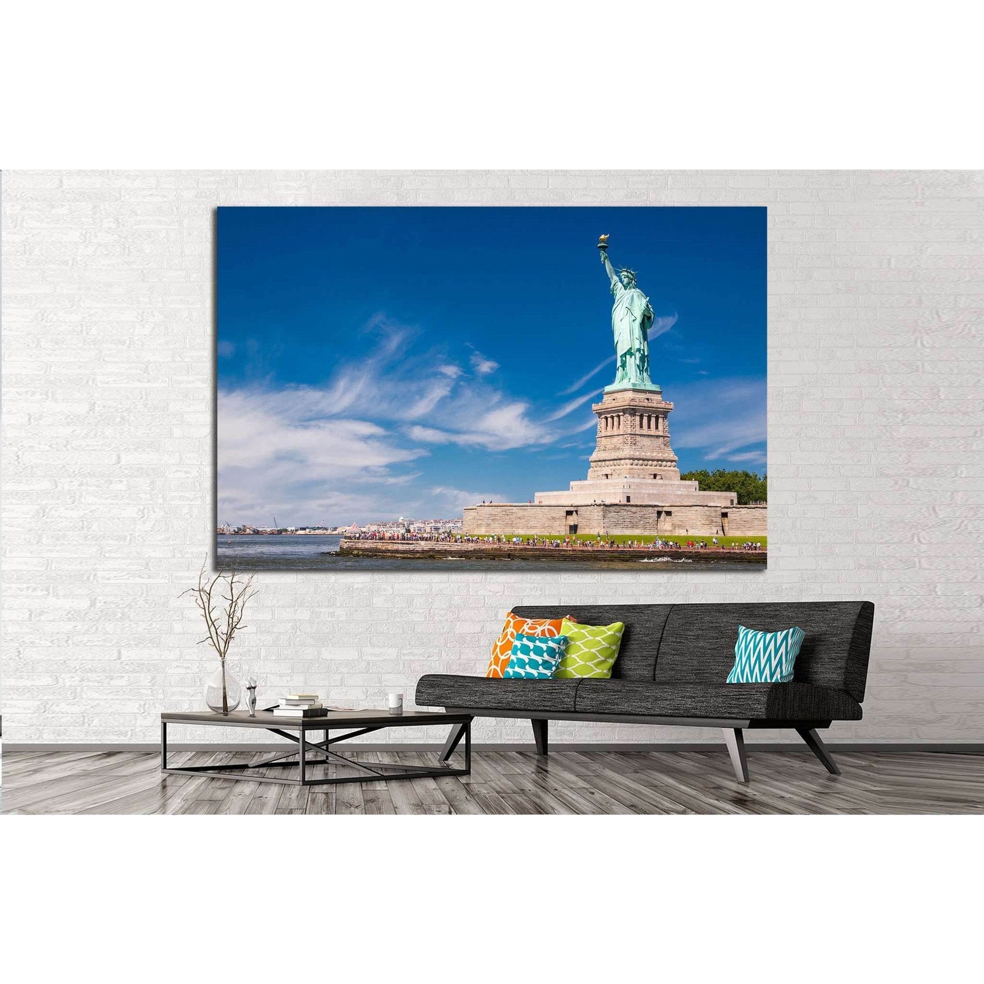 Statue of liberty №1205 Ready to Hang Canvas PrintCanvas art arrives ready to hang, with hanging accessories included and no additional framing required. Every canvas print is hand-crafted, made on-demand at our workshop and expertly stretched around 100%