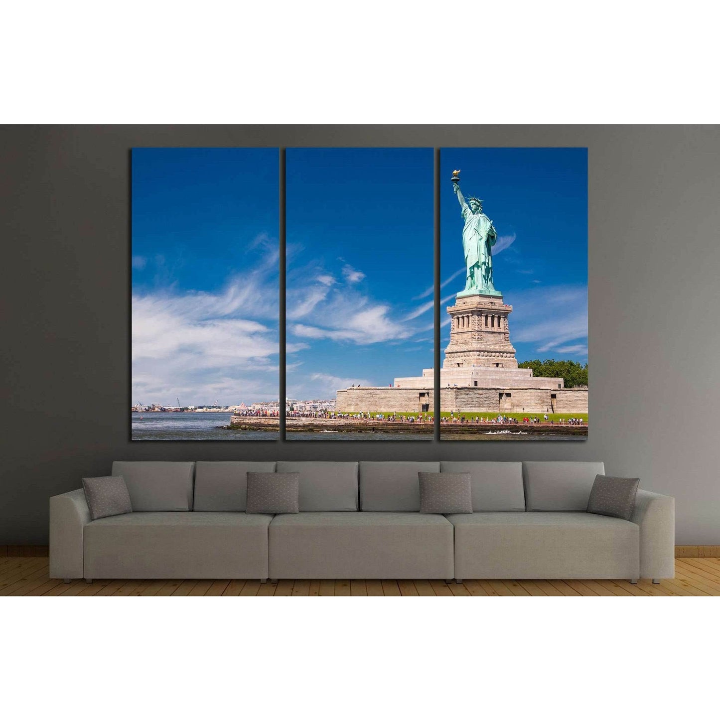 Statue of liberty №1205 Ready to Hang Canvas PrintCanvas art arrives ready to hang, with hanging accessories included and no additional framing required. Every canvas print is hand-crafted, made on-demand at our workshop and expertly stretched around 100%