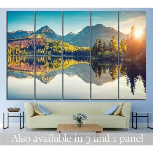 Strbske pleso, Slovakia, №611 Ready to Hang Canvas Print - Zellart Canvas Prints ALL_Products, s-611