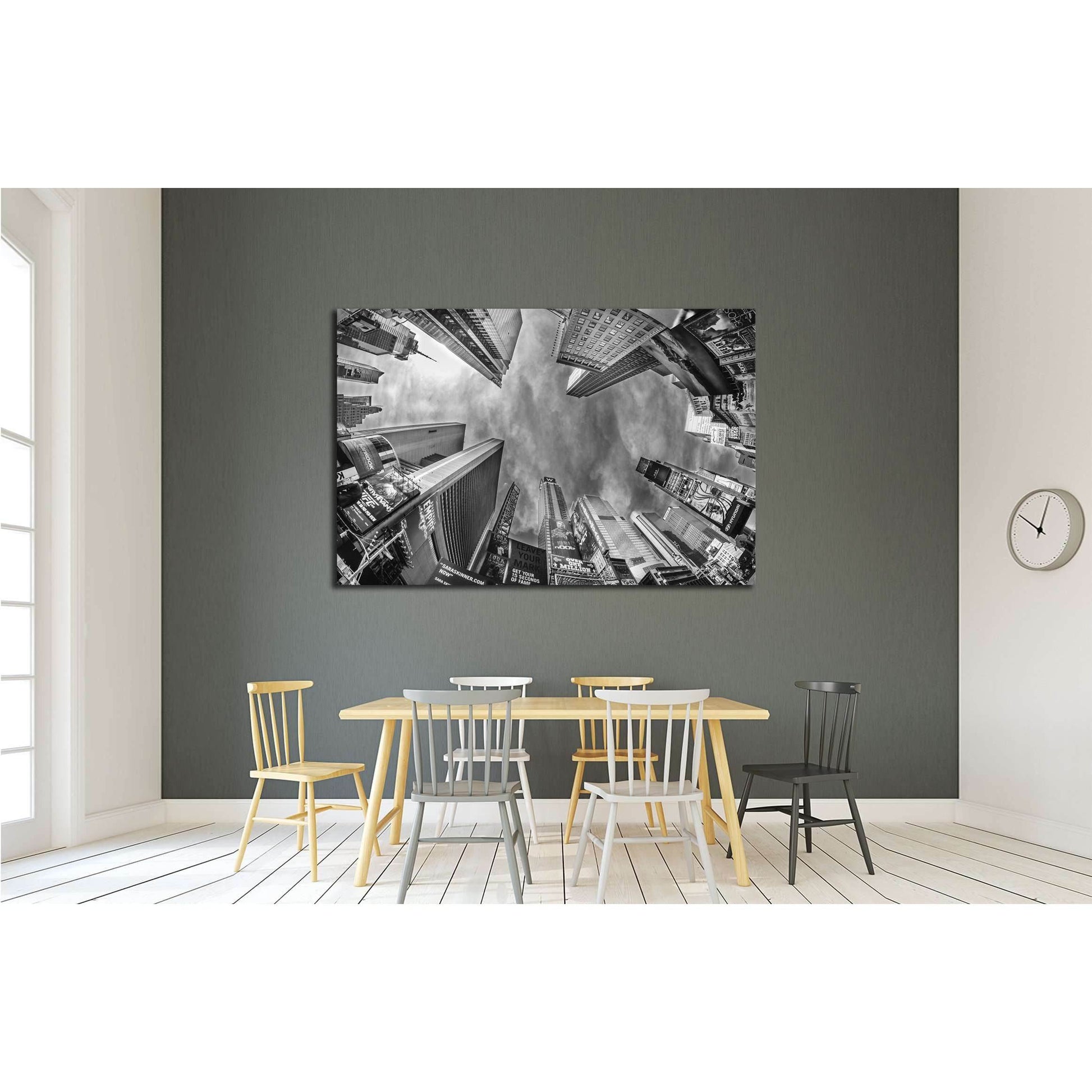 Street view of Times Square Skyscrapers New York City №2627 Ready to Hang Canvas PrintCanvas art arrives ready to hang, with hanging accessories included and no additional framing required. Every canvas print is hand-crafted, made on-demand at our worksho