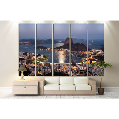 Sugarloaf Mountain, Rio de Janeiro, Brazil №1181 Ready to Hang Canvas Print - Zellart Canvas Prints ALL_Products, s-1181