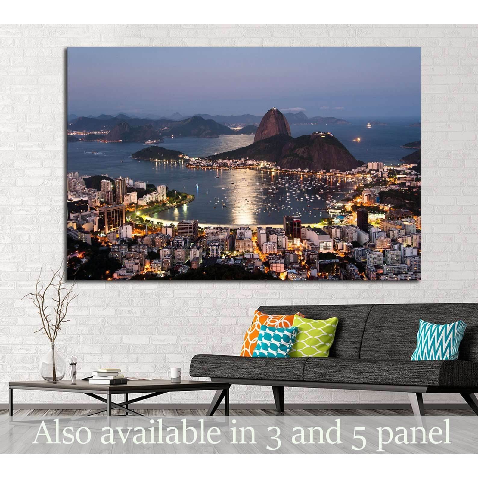 Sugarloaf Mountain, Rio de Janeiro, Brazil №1181 Ready to Hang Canvas PrintCanvas art arrives ready to hang, with hanging accessories included and no additional framing required. Every canvas print is hand-crafted, made on-demand at our workshop and exper