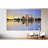 Sultan Omar Ali Saifudding Mosque, Bandar Seri Begawan, Brunei №1782 Ready to Hang Canvas Print