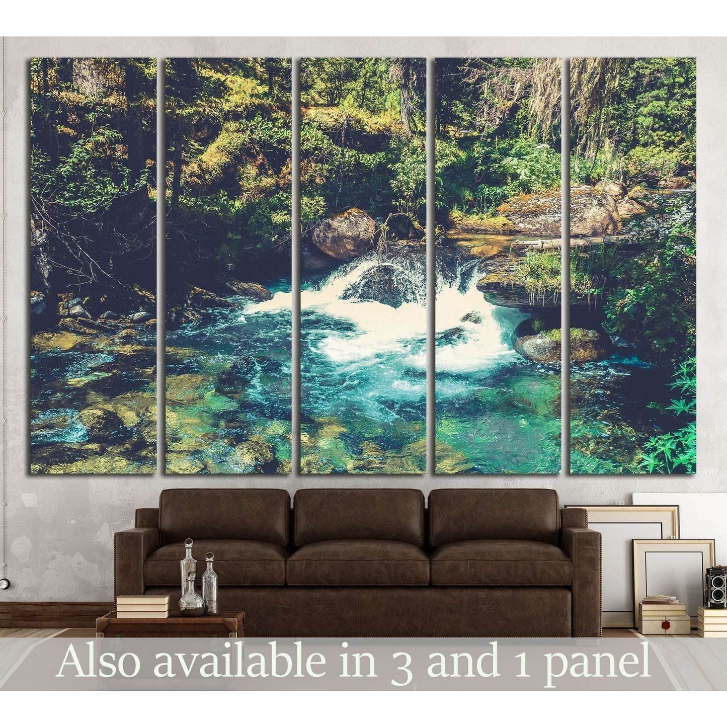 Summer Day in the Forest №2519 Ready to Hang Canvas Print - Zellart Canvas Prints ALL_Products, s-2519