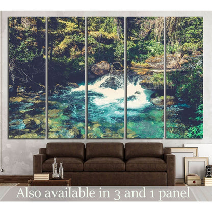 Summer Day in the Forest №2519 Ready to Hang Canvas Print - Zellart Canvas Prints ALL_Products, s-2519