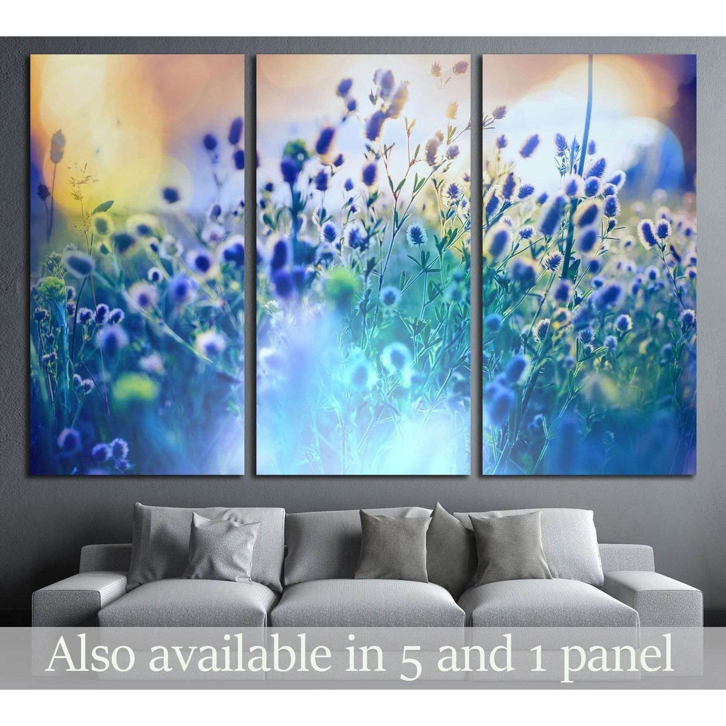 Summer flowers meadow №28 Ready to Hang Canvas Print - Zellart Canvas Prints ALL_Products, s-28