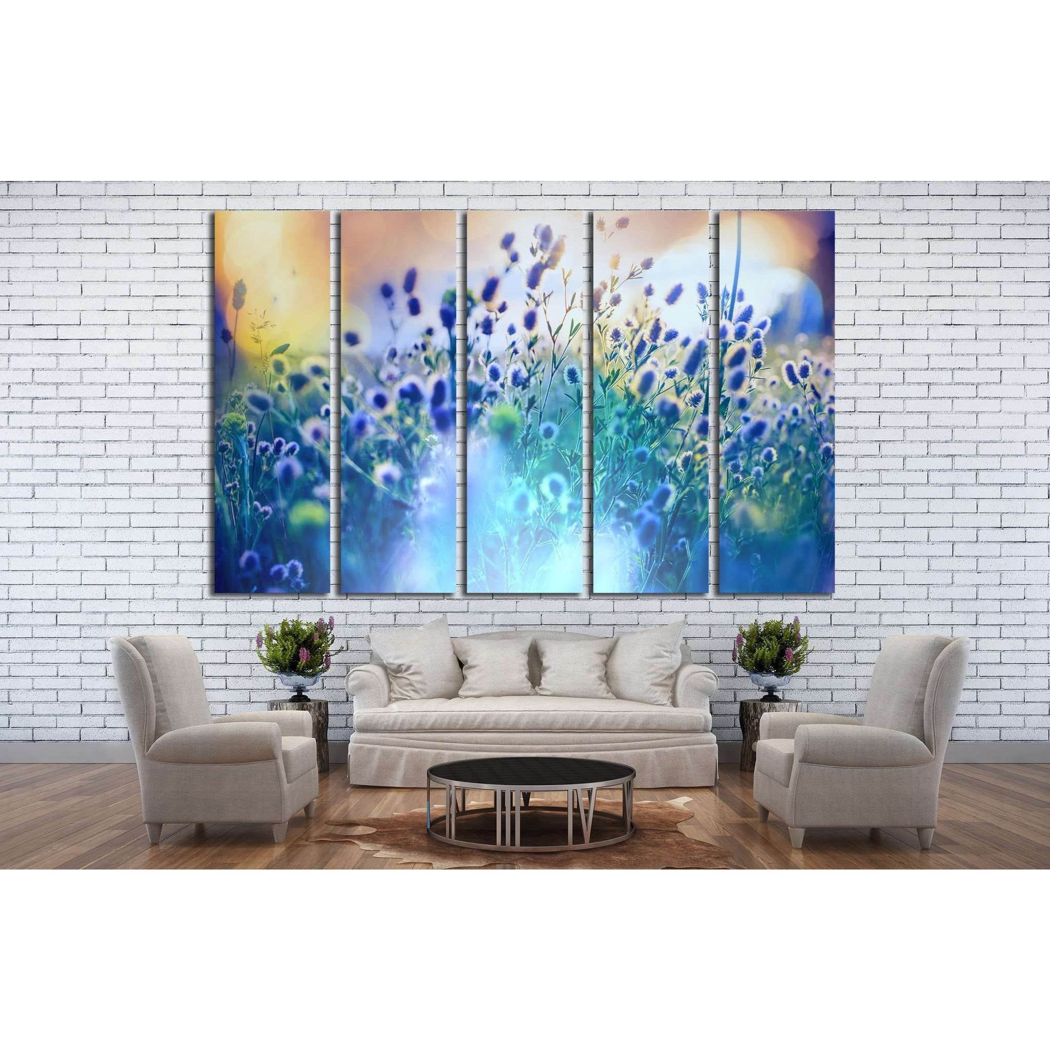 Summer flowers meadow №28 Ready to Hang Canvas Print