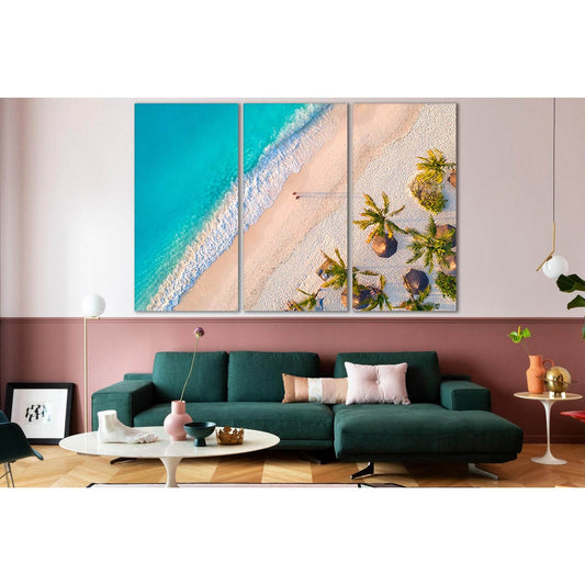 Summer In Zanzibar Africa №SL144 Ready to Hang Canvas Print - Zellart Canvas Prints 0new, ALL_Products, Beach Ocean & Waves