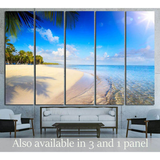 Summer tropical Beach №3194 Ready to Hang Canvas Print - Zellart Canvas Prints ALL_Products, s-3194
