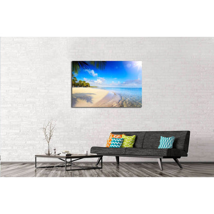 Summer tropical Beach №3194 Ready to Hang Canvas PrintCanvas art arrives ready to hang, with hanging accessories included and no additional framing required. Every canvas print is hand-crafted, made on-demand at our workshop and expertly stretched around