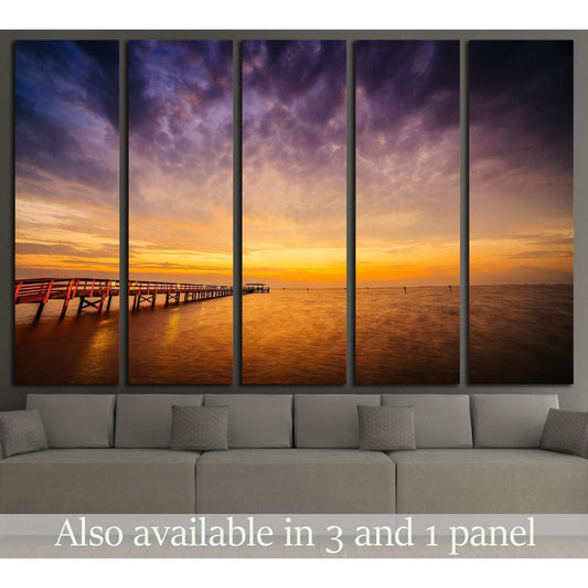 Sunrise, Safety Harbor, Florida №1903 Ready to Hang Canvas Print - Zellart Canvas Prints ALL_Products, s-1903