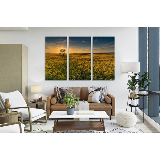 Sunset №D1218 Ready to Hang Canvas Print - Zellart Canvas Prints 0new, ALL_Products, Sunrise & sunset wall art