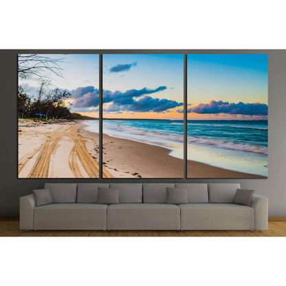 Sunset in Queensland, Australia №3172 Ready to Hang Canvas Print - Zellart Canvas Prints ALL_Products, s-3172