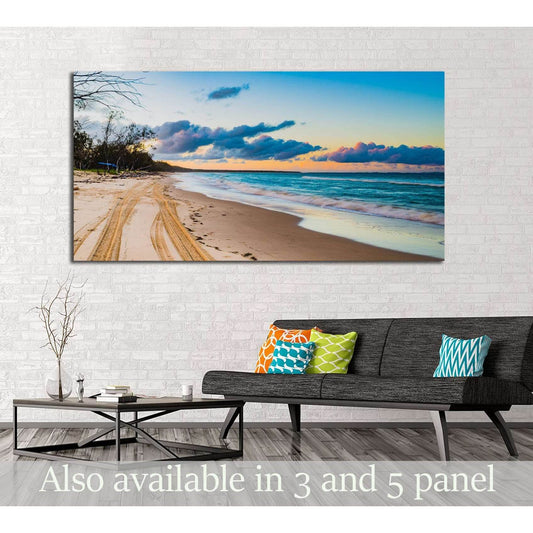Sunset in Queensland, Australia №3172 Ready to Hang Canvas Print - Zellart Canvas Prints ALL_Products, s-3172