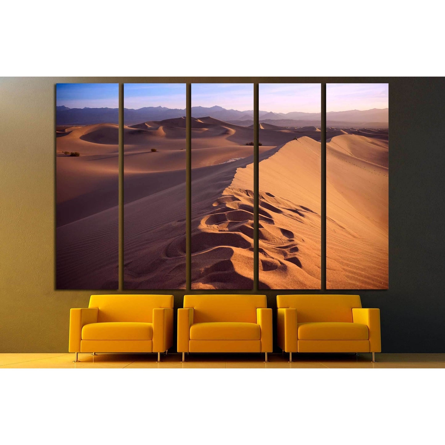 Sunset in Sahara Desert №3158 Ready to Hang Canvas PrintCanvas art arrives ready to hang, with hanging accessories included and no additional framing required. Every canvas print is hand-crafted, made on-demand at our workshop and expertly stretched aroun