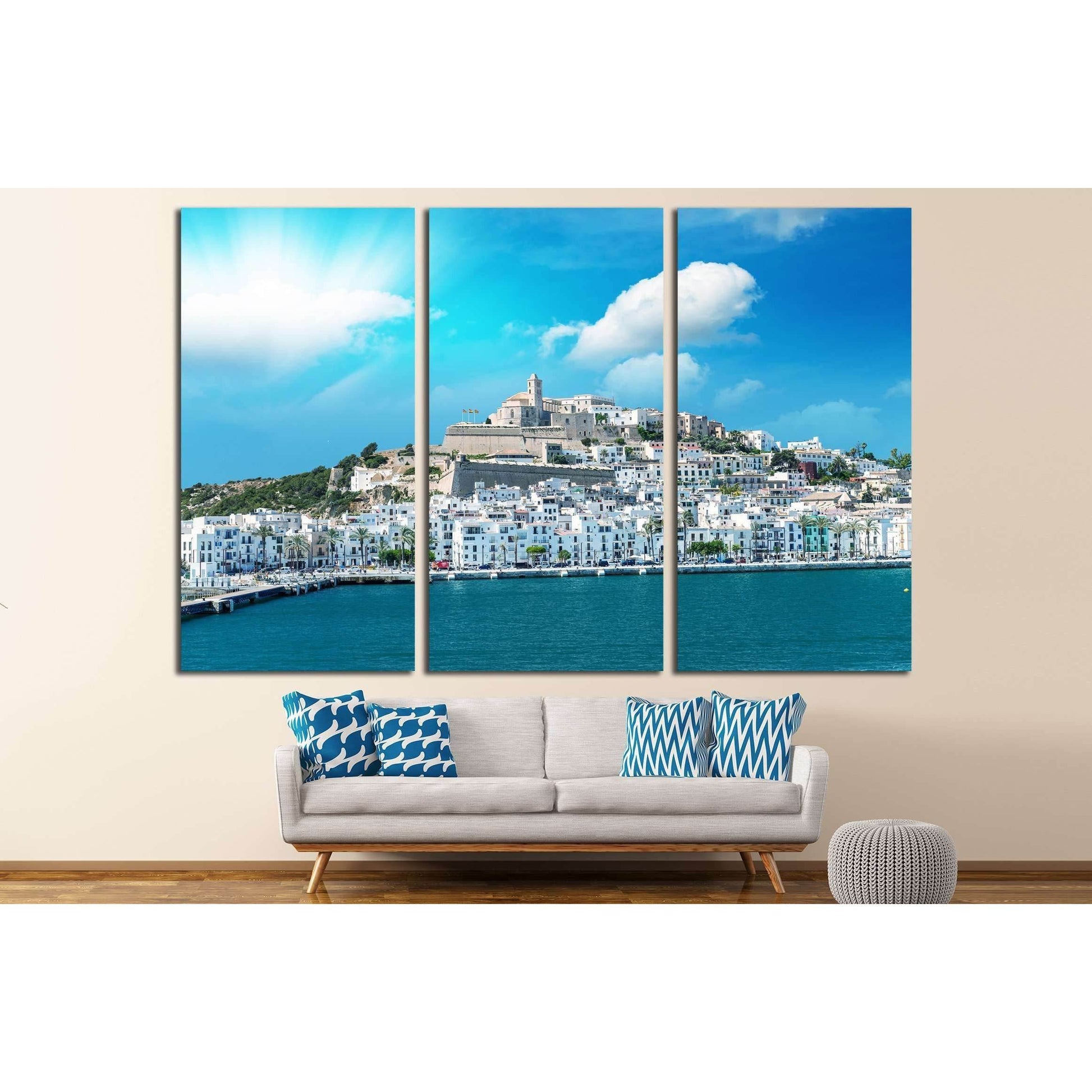 Sunset over Ibiza Port, Spain. №3045 Ready to Hang Canvas PrintCanvas art arrives ready to hang, with hanging accessories included and no additional framing required. Every canvas print is hand-crafted, made on-demand at our workshop and expertly stretche