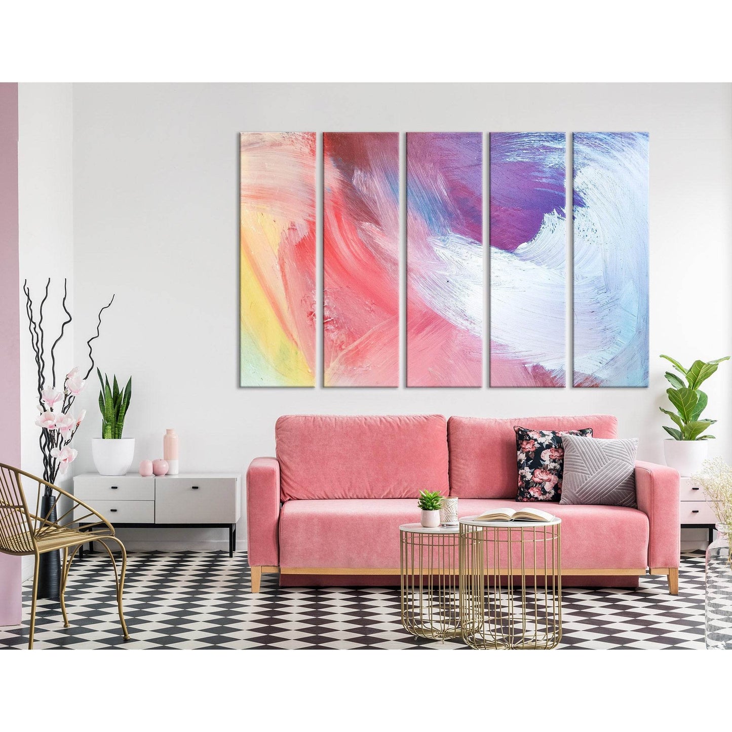 Sunshine Abstract №04262 Ready to Hang Canvas Print - Zellart Canvas Prints ALL_Products