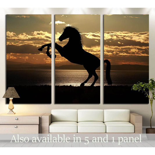 Sunshine and horse wall art №5015 - Zellart Canvas Prints ALL_Products, Horses, s-5015
