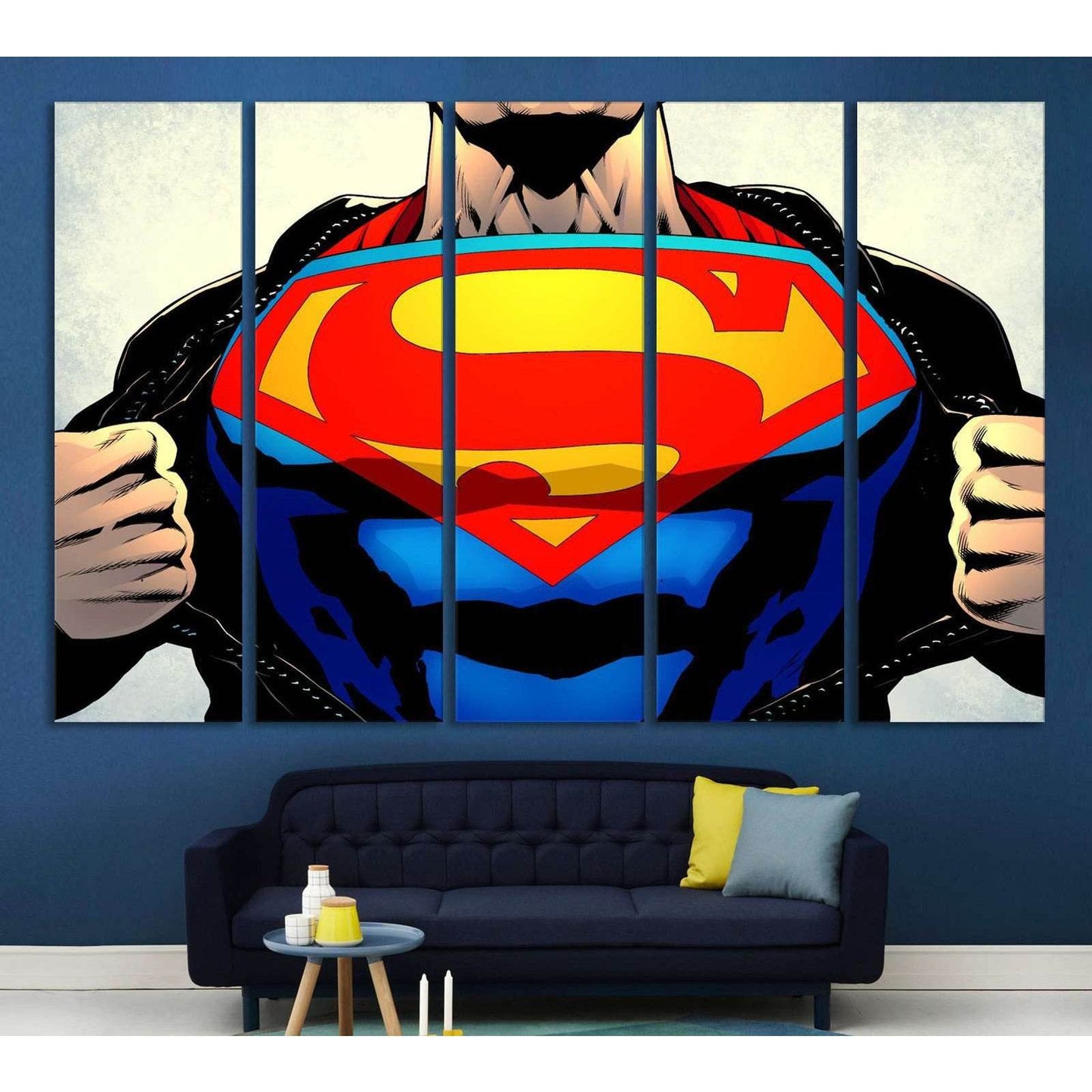 Superman №2003 Ready to Hang Canvas Print - Zellart Canvas Prints ALL_Products
