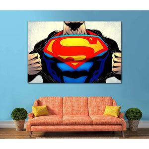 Superman №2003 Ready to Hang Canvas Print - Zellart Canvas Prints ALL_Products