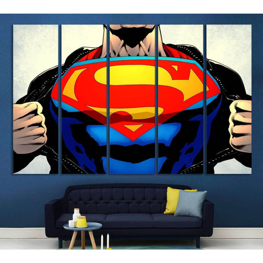 Superman №2003 Ready to Hang Canvas PrintCanvas art arrives ready to hang, with hanging accessories included and no additional framing required. Every canvas print is hand-crafted, made on-demand at our workshop and expertly stretched around 100% North Am