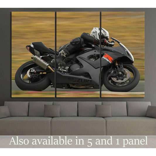 Suzuki GSX-R №156 Ready to Hang Canvas Print - Zellart Canvas Prints ALL_Products, wd-156