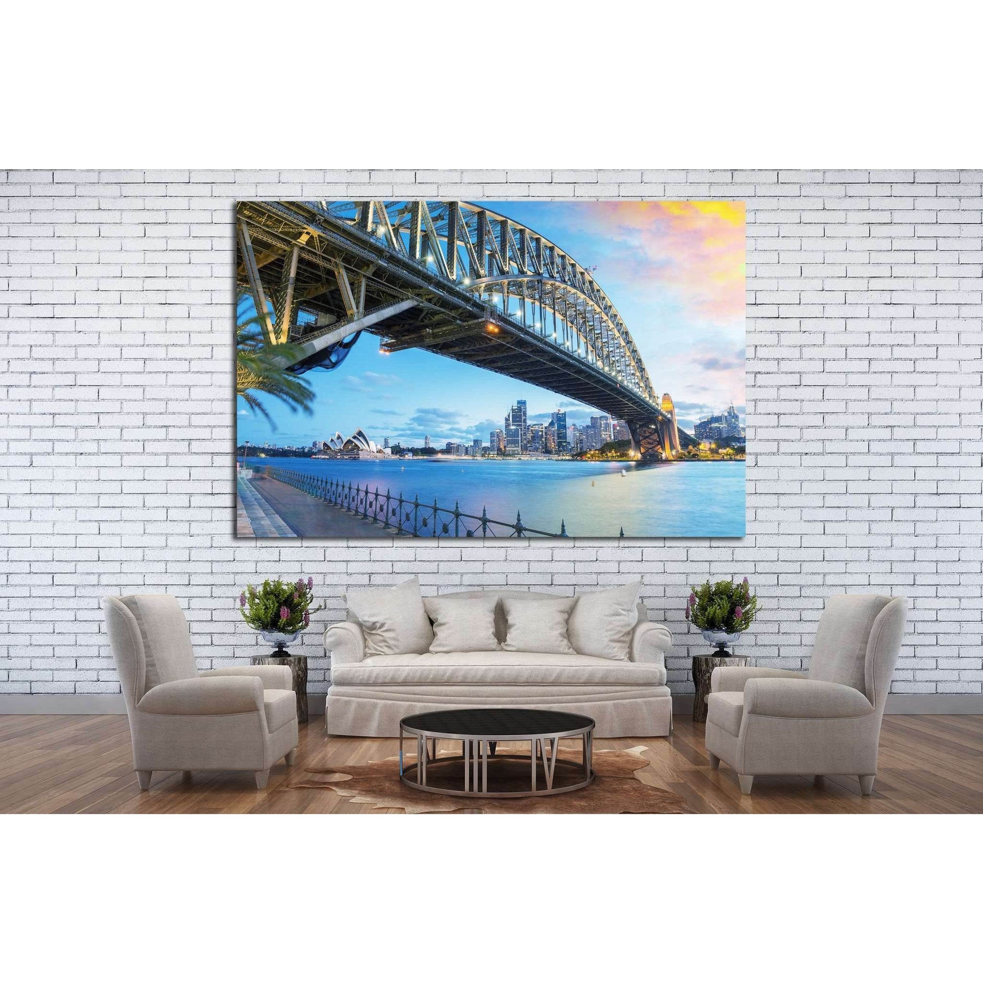 Sydney, Australia. Amazing skyline at dusk №1148 Ready to Hang Canvas PrintCanvas art arrives ready to hang, with hanging accessories included and no additional framing required. Every canvas print is hand-crafted, made on-demand at our workshop and exper