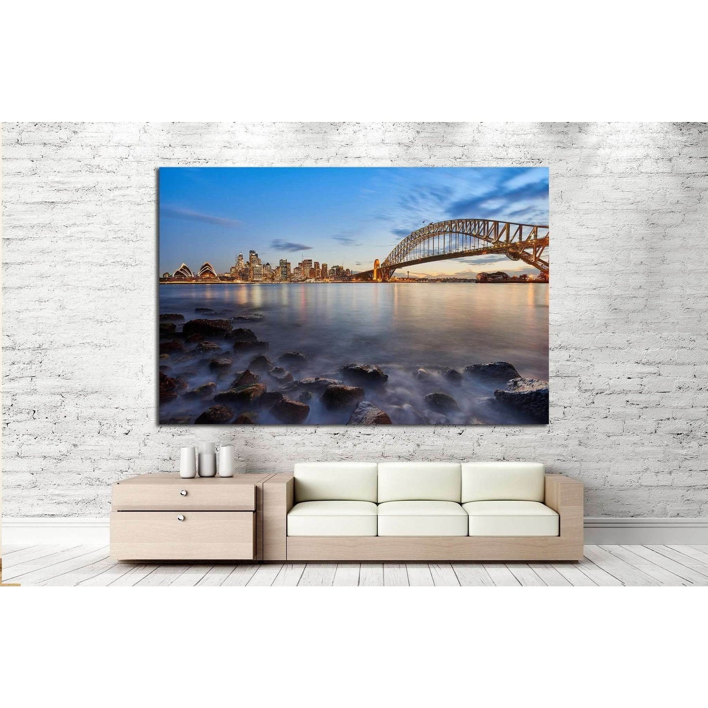 Sydney city №1150 Ready to Hang Canvas Print - Zellart Canvas Prints ALL_Products, s-1150