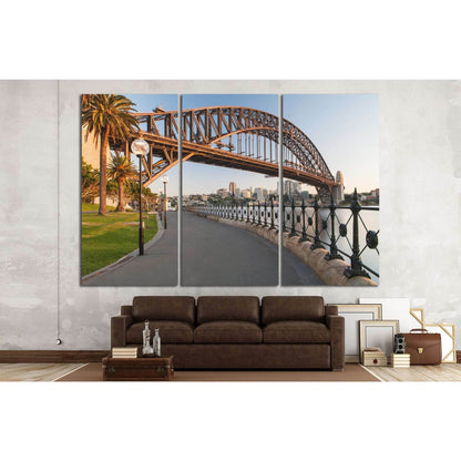 Sydney Harbour Bridge, Australia №1128 Ready to Hang Canvas Print - Zellart Canvas Prints ALL_Products, s-1128