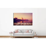Taj Mahal India Seven Wonders Travel Destination Concept №2285 Ready to Hang Canvas Print
