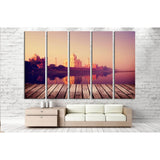 Taj Mahal India Seven Wonders Travel Destination Concept №2285 Ready to Hang Canvas Print