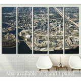 Tampa, Florida Aerial View on a sunny day №1730 Ready to Hang Canvas Print