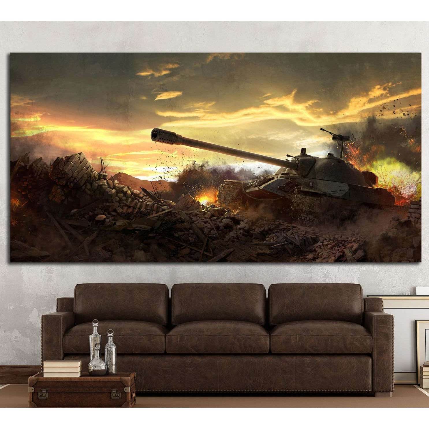 Tank Ready to Hang Canvas Print №229 Ready to Hang Canvas Print - Zellart Canvas Prints ALL_Products, wd-229